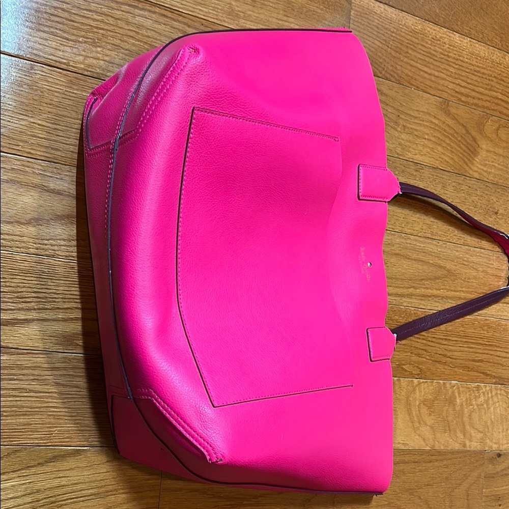 Kate Spade Maroon and Pink Tote Bag with Structured Design - Picture 4 of 14